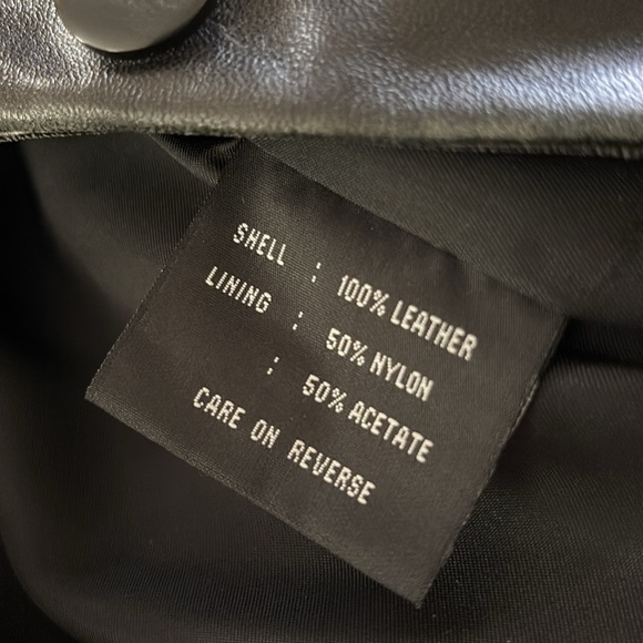 VTG Colebrook Longline Trench Coat Button Up
Leather Jacket Sz M Pockets Black - Picture 7 of 8